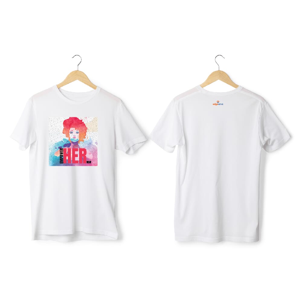 Greys & Blues Bold Pima Round Neck T-Shirt- White